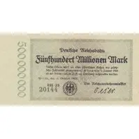 500 000 000 Mark Deutsche Reichsbahn