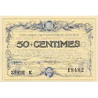 50 Centimes - Chambre de commerce d'Alais [Alès, 30]