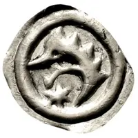 Pfennig 'Löwenkopf Vierzipfliger'