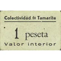 1 Peseta Tamarite de Litera