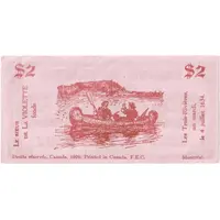 2 Dollars - Caisse scolaire F.E.C. Montreal, Quebec