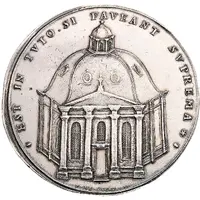 Laying of the foundation stone of the french church Kassel Oberneustadt