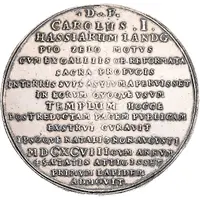 Laying of the foundation stone of the french church Kassel Oberneustadt