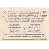 30 Heller Oberweissenbach und Bernhardschlag