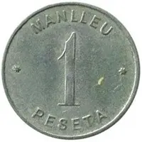 1 Peseta - Cooperativa Popular Obrera