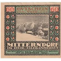 60 Heller Mitterndorf