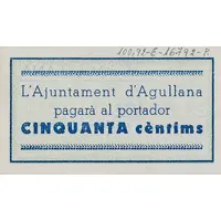 50 Céntimos Agullana