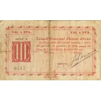 1 Peseta Esterri d'Àneu