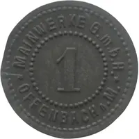 1 Pfennig - Offenbach Mainwerke G.m.b.H.