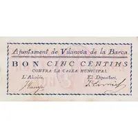 5 Céntimos Vilanova de la Barca