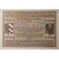 1 Mark Notgeld-Ausstellung