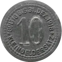 10 Pfennig - Teutschenthal Deutsche Molybdaen. -W. G.m.b.H.