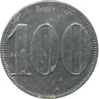 100 Pfennig - Ahlen Gewerkschaft Westfalen