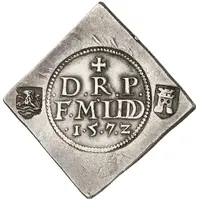 1/2 Daalder of 18 Stuivers `1/2 Field Daalder`