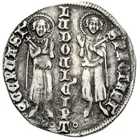 1 Soldo - Louis of Bavaria and Azzone