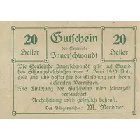 20 Heller Innerschwandt