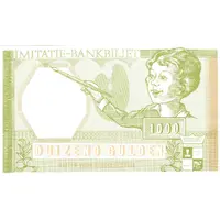 Play money - Imitatie-bankbiljet - 1000 Gulden