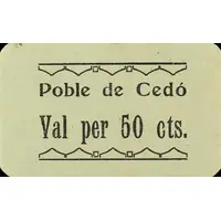 50 Céntimos Cedó