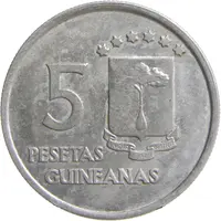 5 Pesetas Guineanas