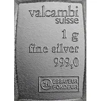 1 Gram Silver Valcambi CombiBar