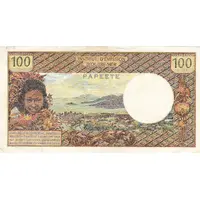 100 Francs with 'RÉPUBLIQUE FRANÇAISE' overprint