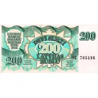 200 Rubļu