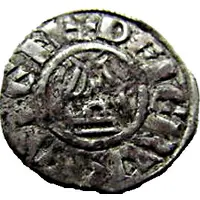 Denier - Amalric I Holy sepulcher