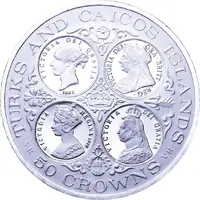 50 Crowns - Elizabeth II Queen Victoria