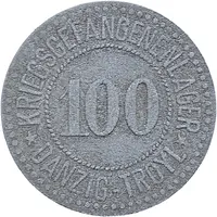 100 Pfennig - Danzig-Troyl Kriegsgefangenenlager
