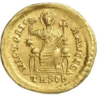 Solidus - Leo I VICTORIA AVGGG, Thessalonica