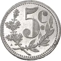 5 Centimes Alger Chamber of Commerce, Essai