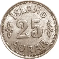 25 Aurar - Christian X