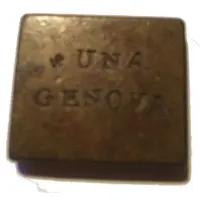 Poids monétaire de la Una di Genova