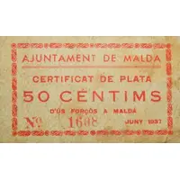 50 Céntimos Maldà