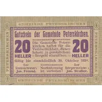 20 Heller Peterskirchen