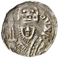 Denier - Henry I Bust facing, lion