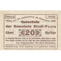 20 Heller Stadl-Paura