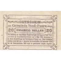 20 Heller Stadl-Paura