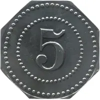 5 Pfennigs - Lünen Zeche Preussen II H.B.A.G.