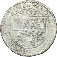 1/2 Daalder '1/2 Leicesterrijksdaalder' 7-fold arms