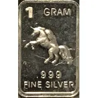 1 Gram Silver Unicorn