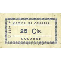 25 Céntimos Dolores