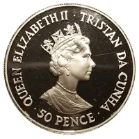 50 Pence - Elizabeth II Wedding Anniversary