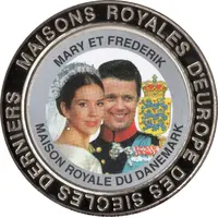5 Francs Denmark - Prince Frederik and Princess Mary