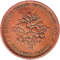 1 Penny - H. Lipscombe Hobart, Tasmania