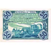 50 Centimes - Chambre de Commerce de Dieppe 76