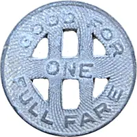 1 Full Fare - Honolulu Rapid Transit Co. Honolulu, Hawaii