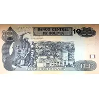 10 Bolivianos Plurinational State, Serie I-J
