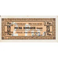 2 Pesetas Mecina Bombarón