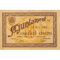 50 Céntimos La Seu d'Urgell